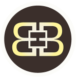 BedBoots-Logo-RoundBorder Bedboots logo yellow on brown circle