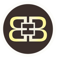BedBoots-Logo-RoundBorder Bedboots logo yellow on brown circle